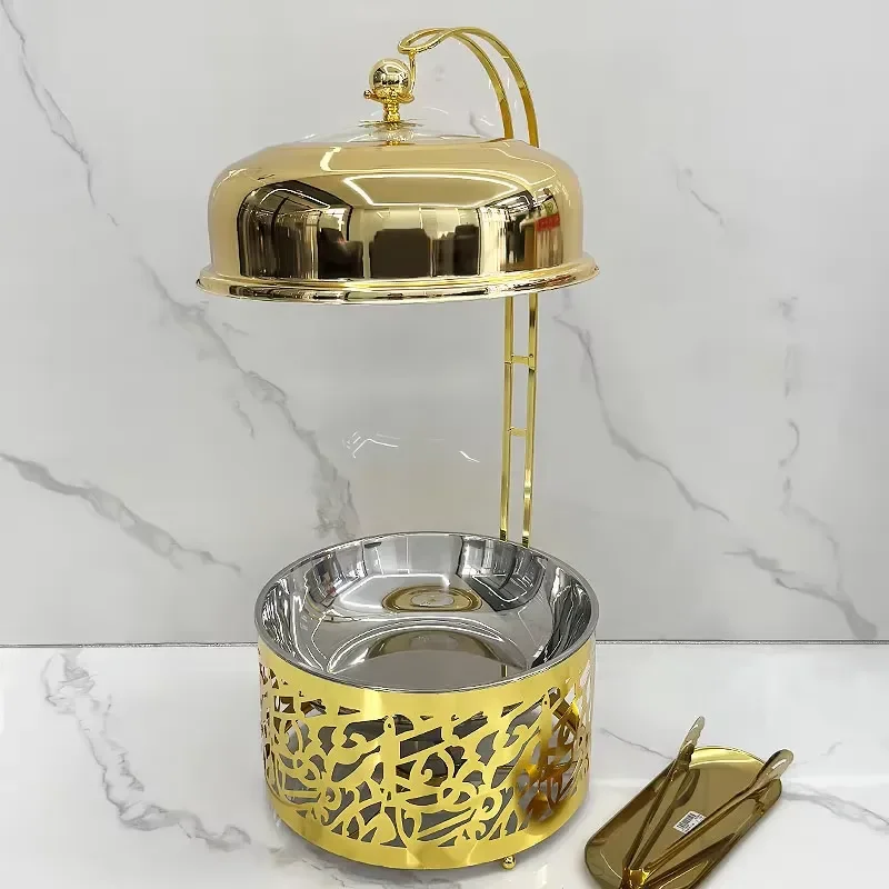 Stainless Steel Hanging Hot Pot Heater for Hotel Buffet Banquet Catering Equipment Food Warmer Supply Commercial Kitchen Use