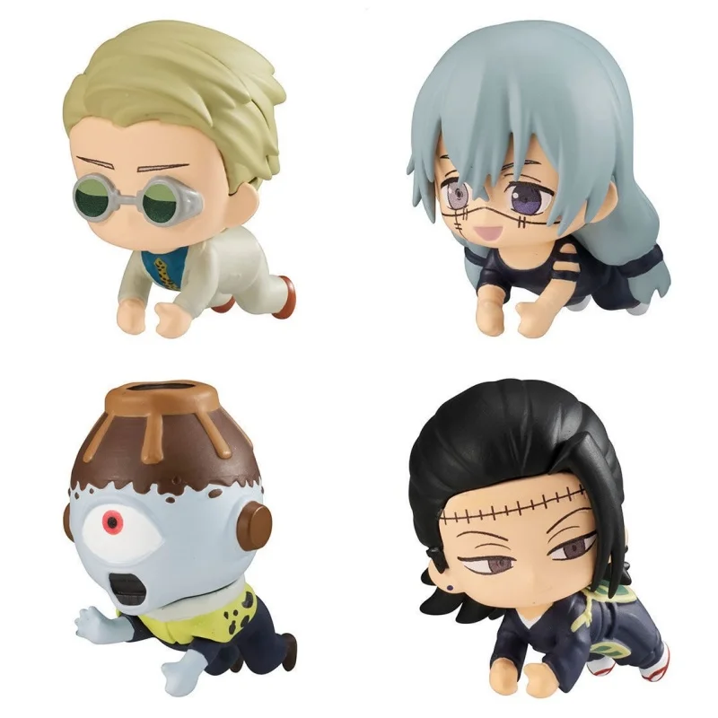 

Bandai Original 6Pcs Gashapon Hugcot 02 jujutsukaisen Anime Figure Toys For Kids Gift Collectible Model Ornaments