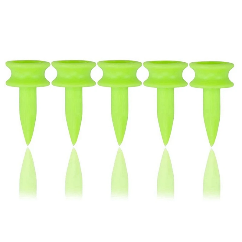 Step Down Golf Tees 0.86 Inch 100 Count Plastic Golf Castle Small Tees(Green)