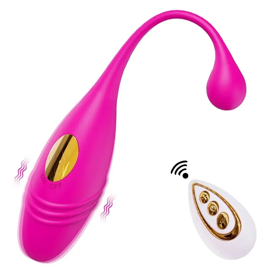 Uovo d'amore vibrante telecomandato senza fili per le donne G-Spot Plug anale Masturbatore vibrante Indossabile Palline vaginali Giocattoli del sesso