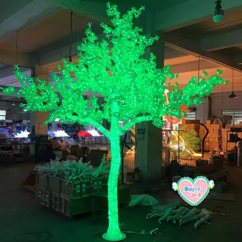 LED Crystal Christmas Light Cherry Blossom Tree 480/576pcs LED Bulbs 1.5m/5ft Height Indoor or Outdoor Use