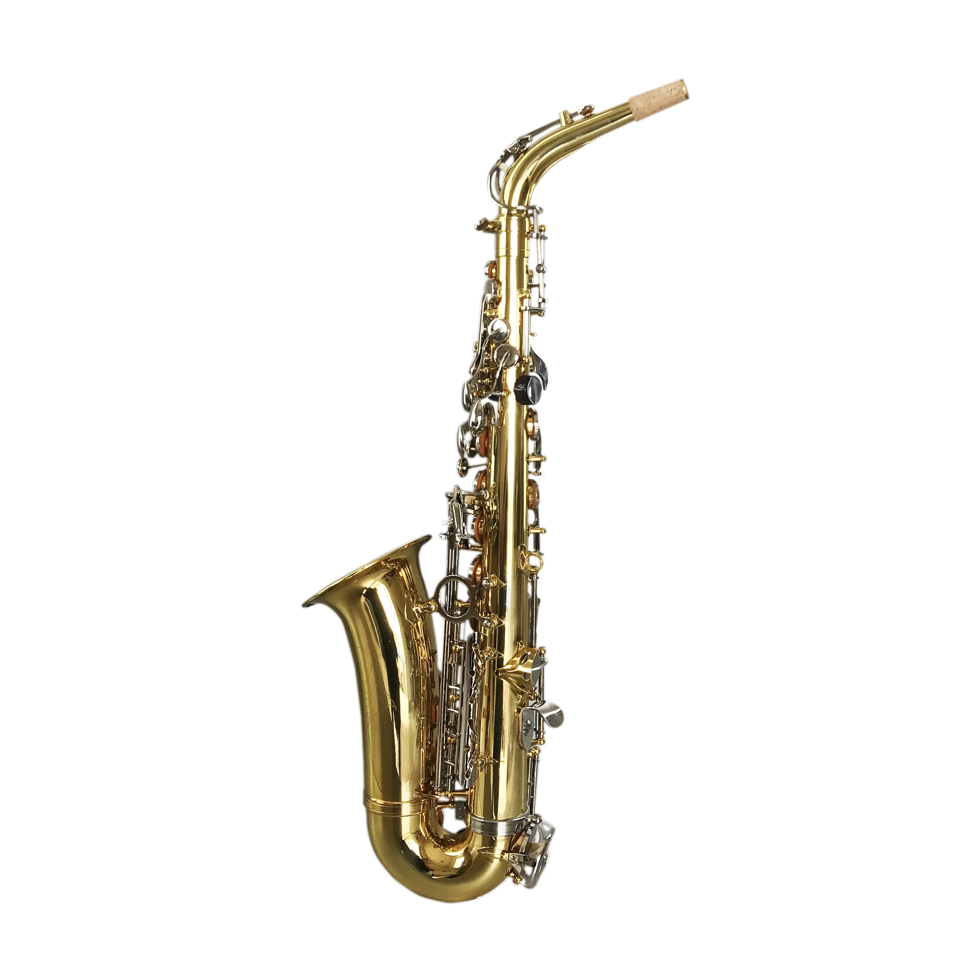 

Альт-саксофон JYAS102DLN, латунный корпус, лакированная отделка, никелированные клавиши, регулируемый, складной, деревянный духовой инструмент
