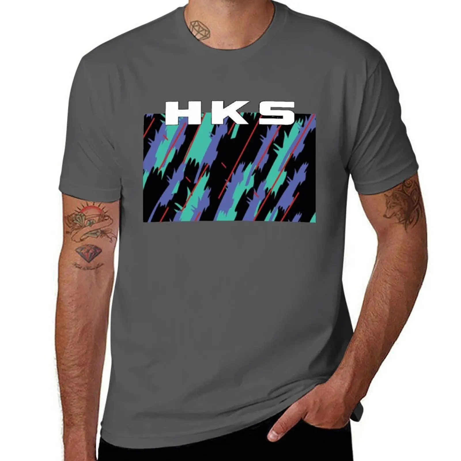 

HKS T-Shirt Breathable Basic Cotton T-Shirt