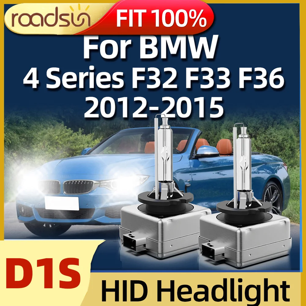 

Roadsun 2Pcs D1S HID Bulb Xenon Headlight Car Headlamp 6000K For BMW 4 Series F32 F33 F36 2012 2013 2014 2015