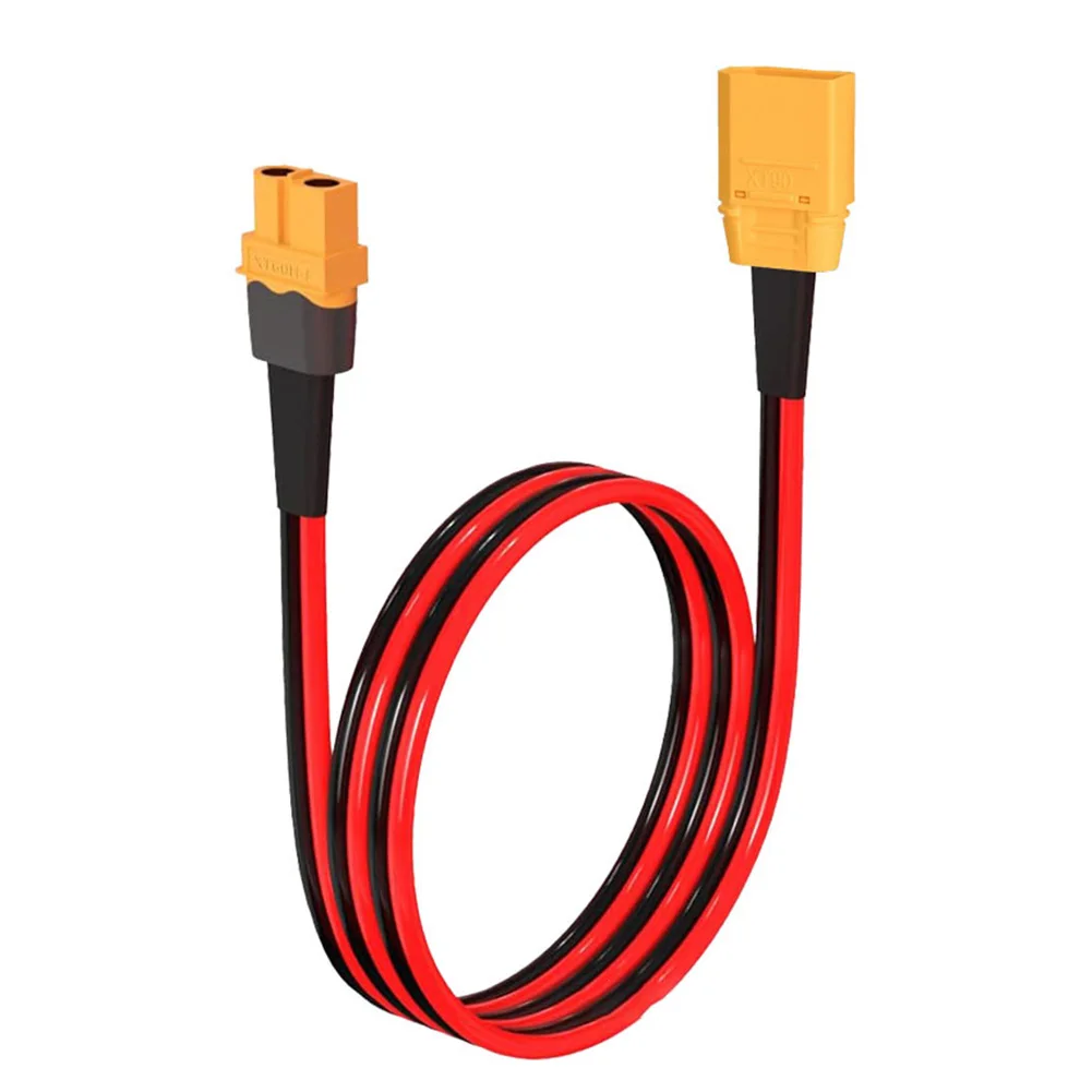 

30A Fuse Xt90 Extension Heat Shrink For Power Connection Compatible With Most Devices Easy To Install Gold-plated Contacts