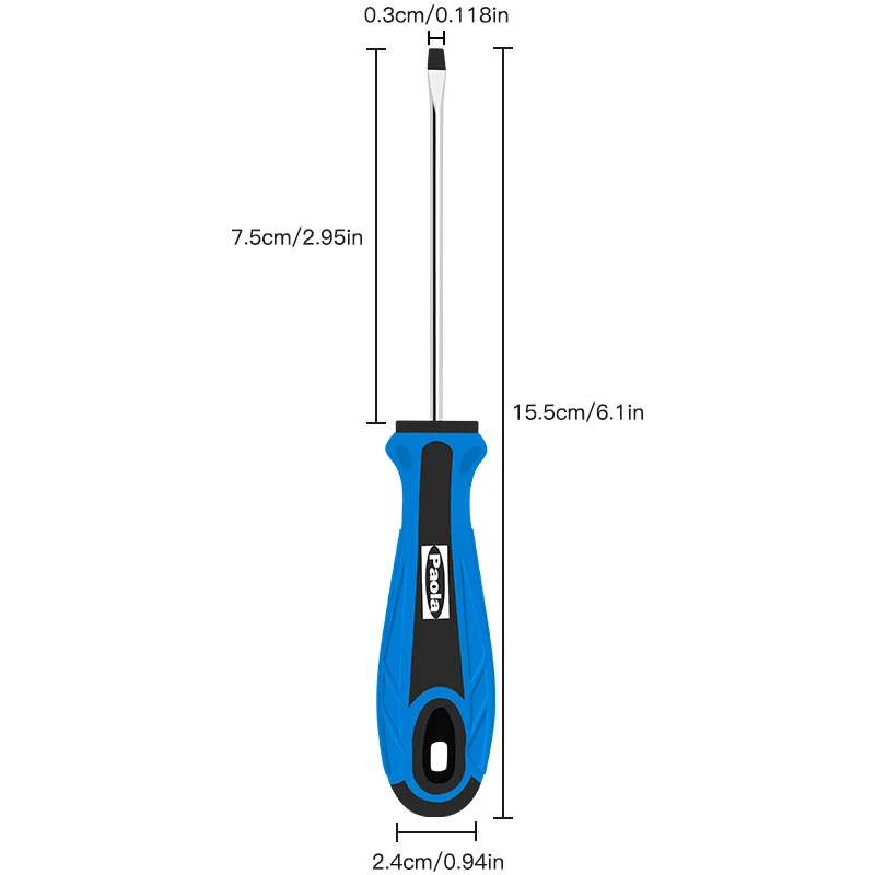 One letter screwdriver 3 × 75mm small with magnetic screwdriver