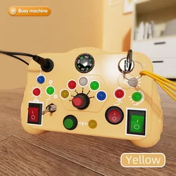 Busy Board Toy, Montessori Toy, Sensory Board, Light switches Toy,Learning Activities Toy, Travel Toy