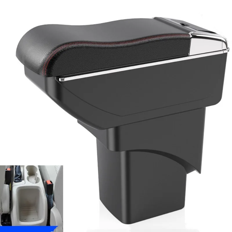 

For Ford Focus 2 Armrest box For Ford Focus mk2 Car Armrest Rest Center Console Storage Box Leather Support Interior details
