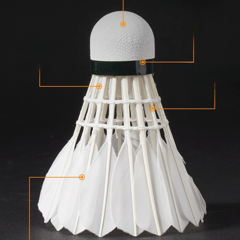 Badminton Three-pack Duck Feather Ball Durable Type Flight Stability Professional Training Competition Badminton