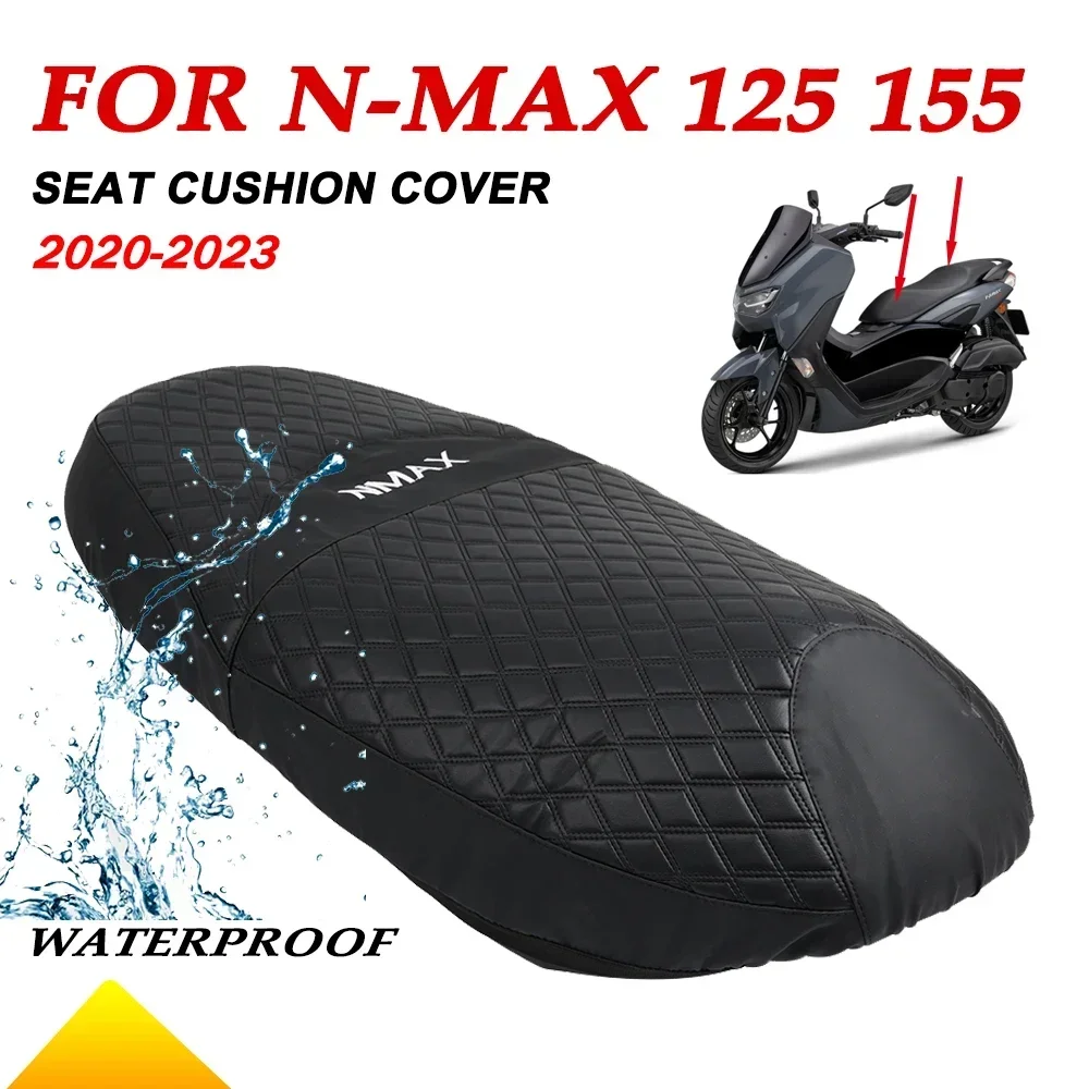 

For NMAX155 Seat Cushion Cover Guard For Yamaha NMAX125 -MAX NMAX 155 125 Thermal Insulation Thick Sponge Cushion Protector Cove