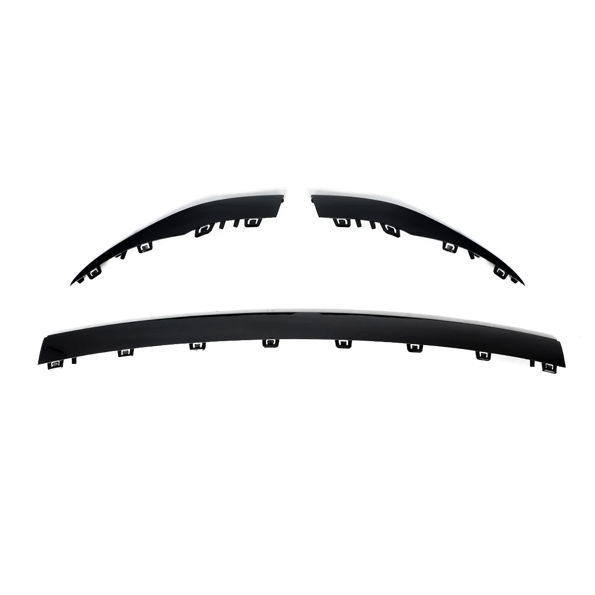 الفاصل لمرسيدس W205 2019-2022 أسود لامع مجموعة كاملة الجبهة حافة مصد السيارة صب الكسوة الجبهة حافة مصد السيارة طقم الجسم #6