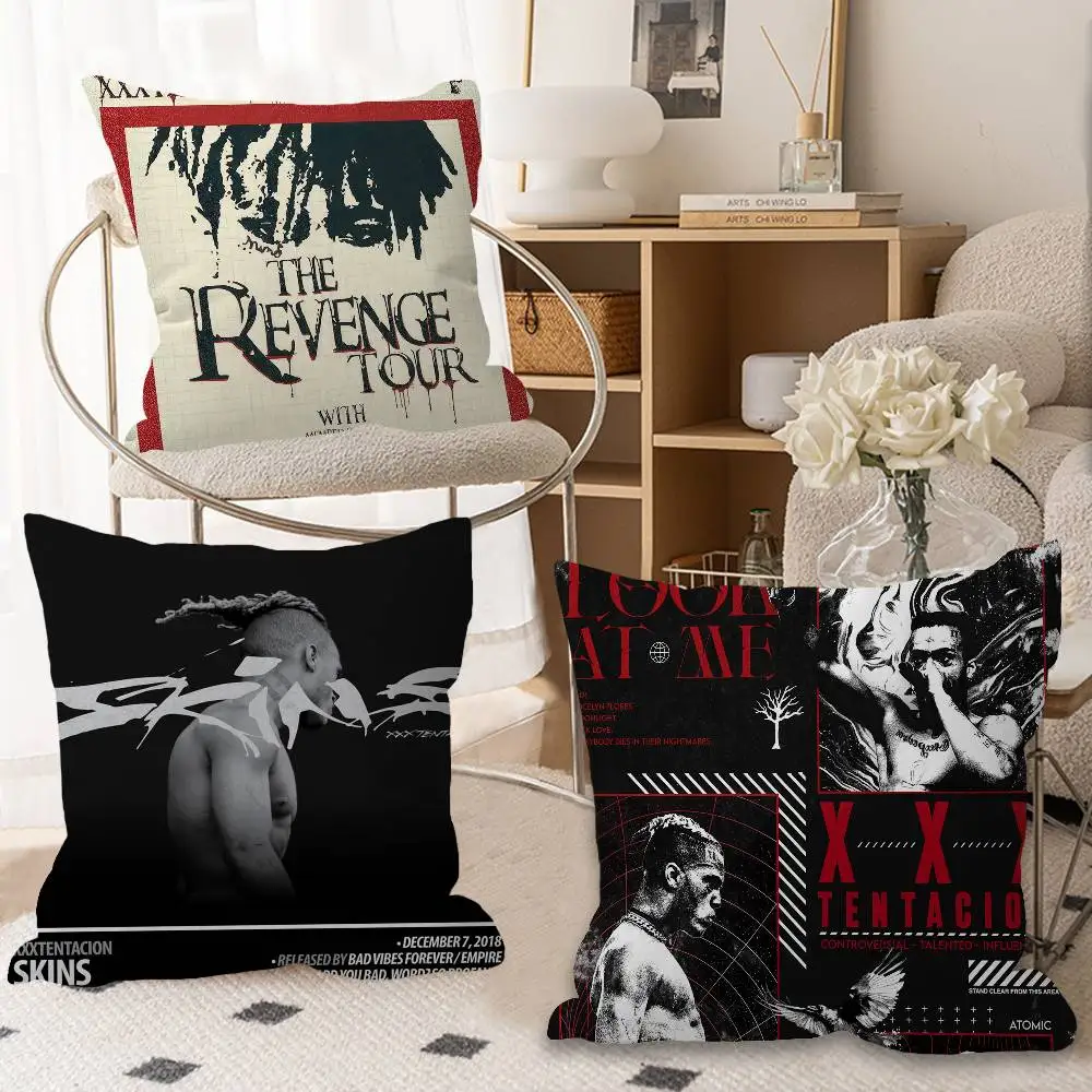 1PC XXXTentacions 17 Cushion Cover Inches Farmhouse Decor Home Throw Pillow Covers for Couch Decorations
