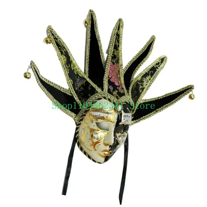 5asd Masquerade Full Face Mask for Women Halloween Masquerade Carnivals Wedding Party