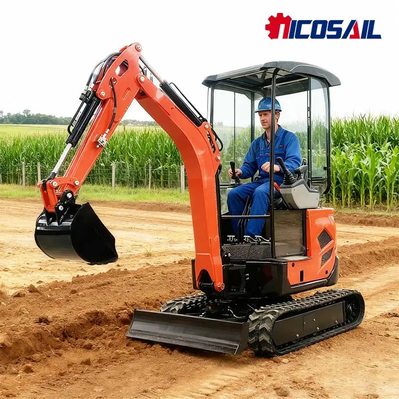 

Mini Excavator - Hydraulic System for Small Construction And Agricultural Sites Top Selling Model from China