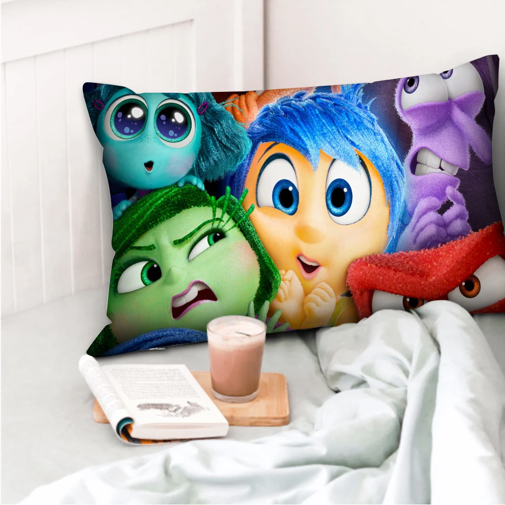 Disney Inside Out 2 Pillowcase 30x50 40x60 New Cute Cartoon HD Pillow Case Decor Pillow Cushion Cover Kids Room Decoration Gift