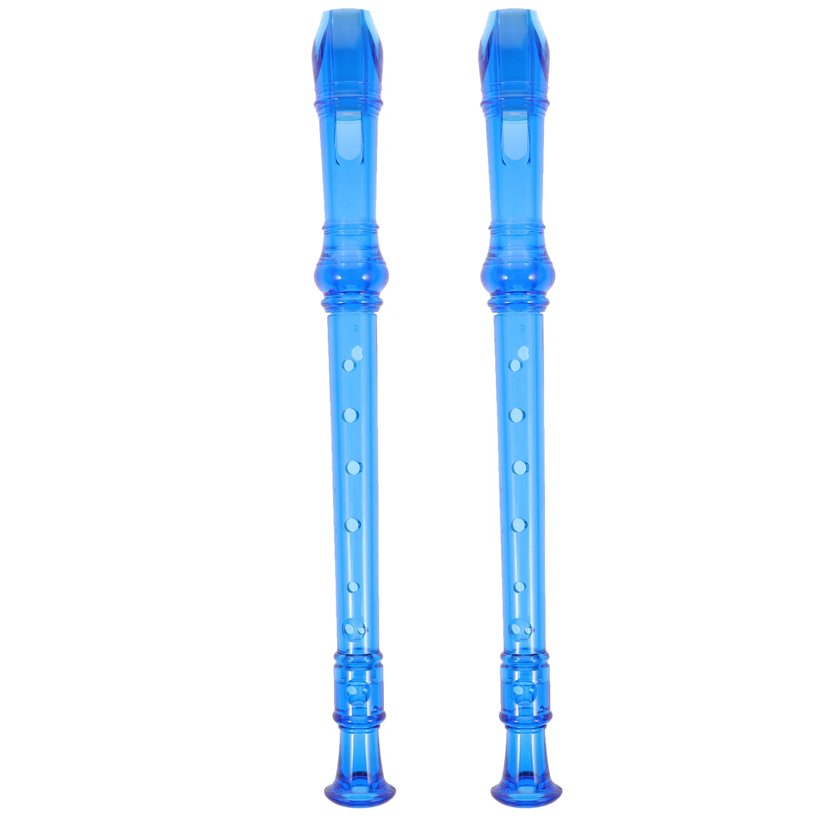 

2Pcs Soprano Recorder 8 Holes Smooth Polystyrene Beginner Flute Instrument for Students Teens Music Practice Performance