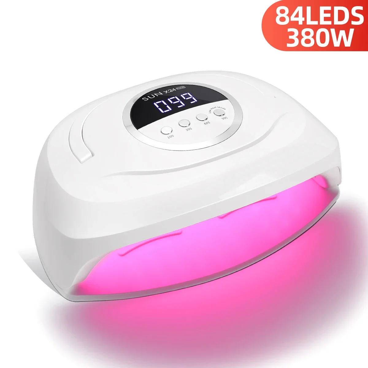 84LEDS UV LED Nail Lamp For Curing Nails Gel Polish 380W Nail Dryer With Auto Sensor 4 Timer Setting Professional Manicure Tools