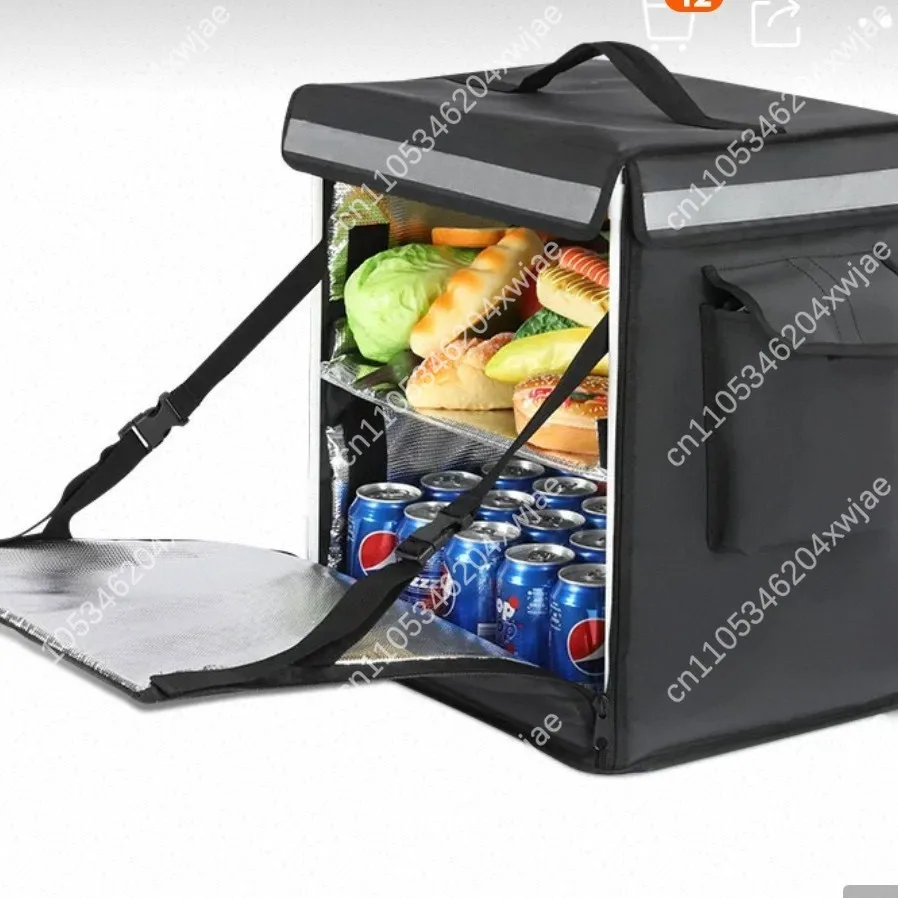 LED Advertising Screen for Food Delivery Box, HD Full Color LED Delivery Bag, Waterproof Rider Promotion Display