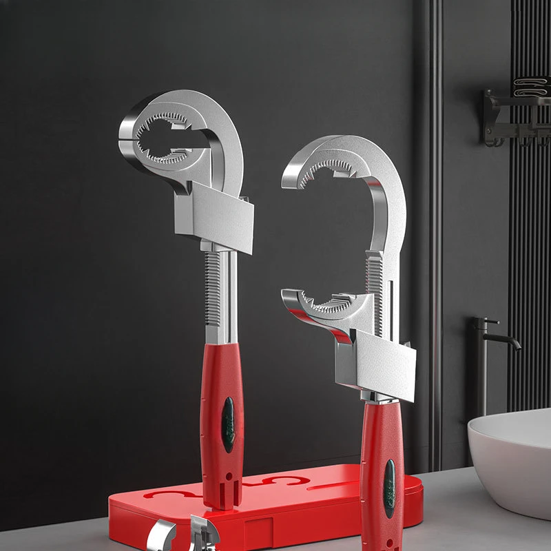 

Универсальный регулируемый двусторонний ключ Многофункциональный ключ для смесителя Многофункциональный саморегулирующийся ключ для ванной комнаты