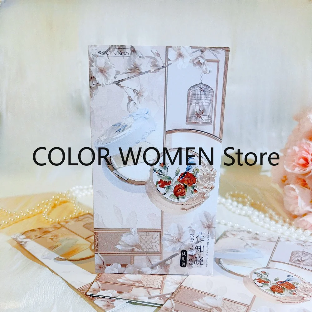 Flower Knows Flower Goddess Water Soft Cushion Foundation Sample 0.5g*3