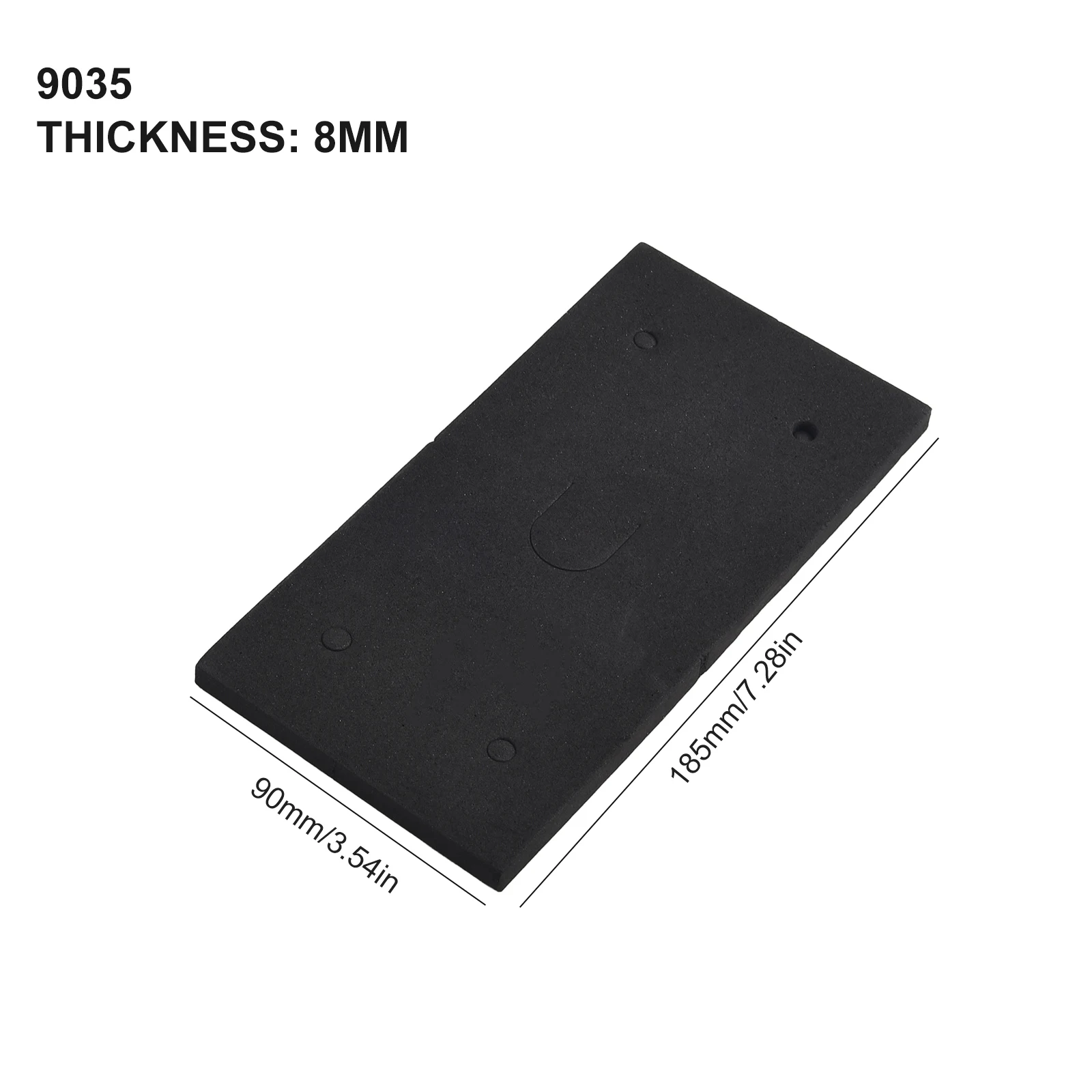 Brand New High Quilaty Accessories Sander Back Pads 2 Pcs Machine 18.5x9.3x0.8cm Easy Installation Replacement