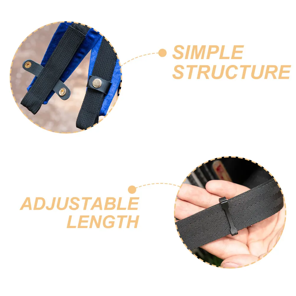 

2pcs Accordion Shoulder Strap Adjustable Bass Belt for 16-120 Accordions Blue Nylon Instrument Accessory Portable Performance