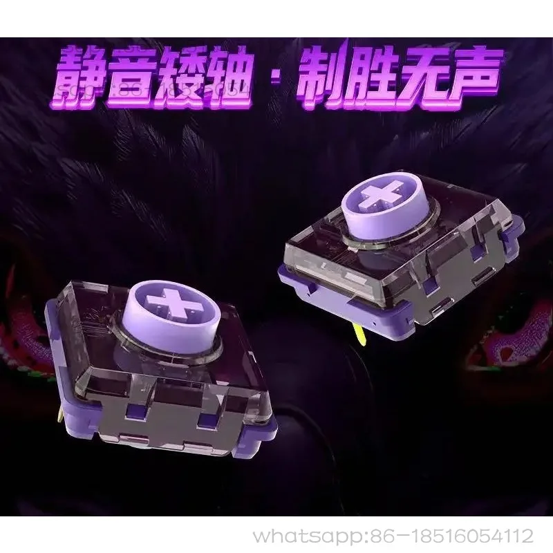 Purple Kite Axis Fast Trigger Silent Axis Raptor Series Compatible Low Axis Switch