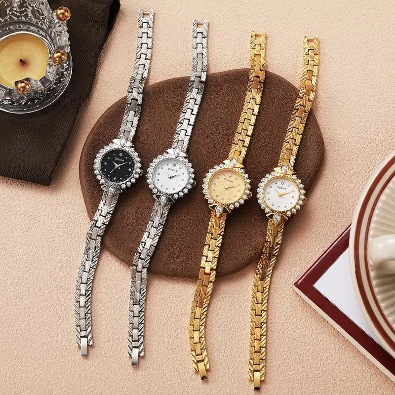 New Dijia Diamond studded Starry Sky Fashion Compact Women's Quartz Watch Live Streaming Source Women's Models