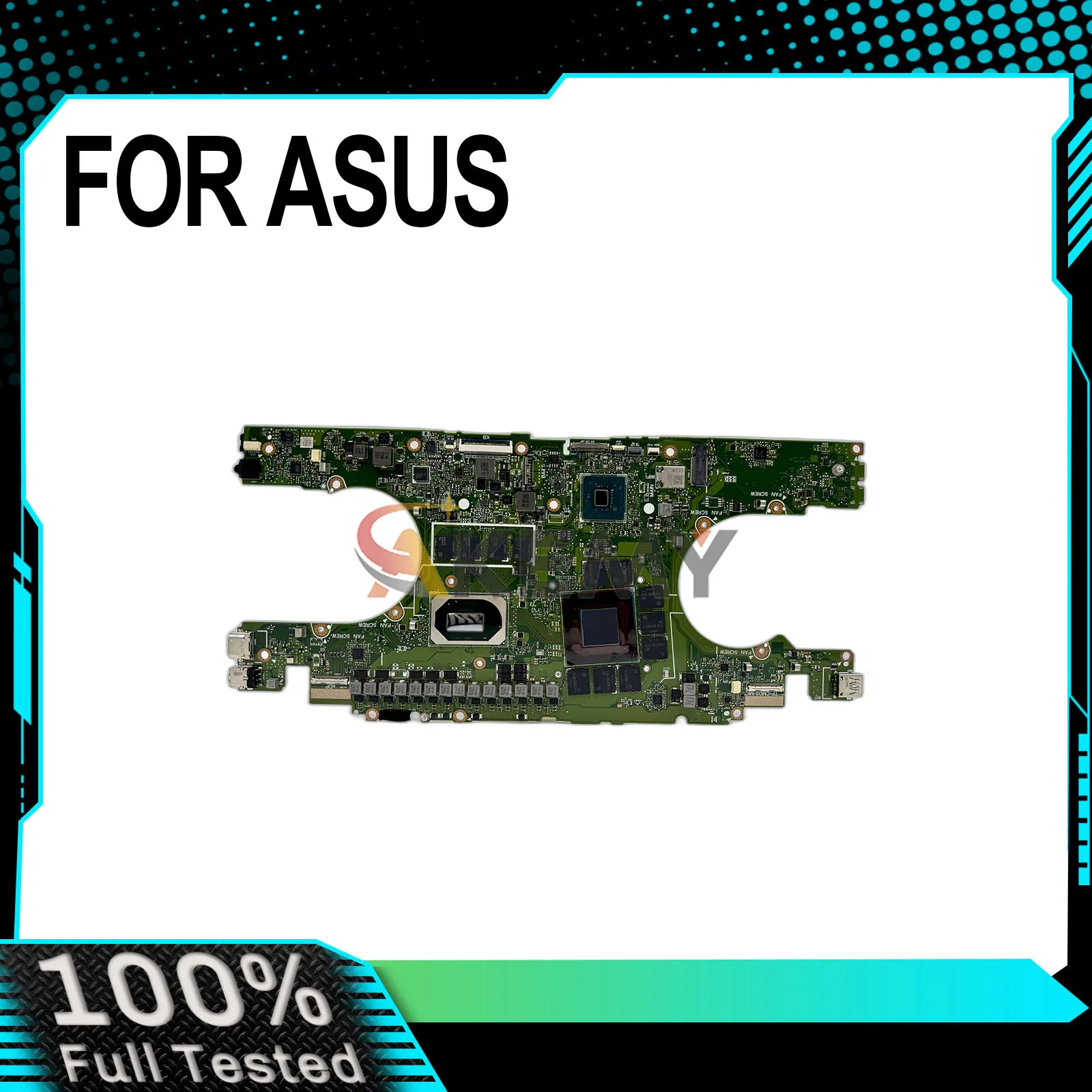 

For ASUS Zenbook Pro Duo UX582LR LRX582LR UX582 UX580 RX580L Laptop Motherboard I7-10870H I9-10980H 16G/32G-RAM RTX3070-8G