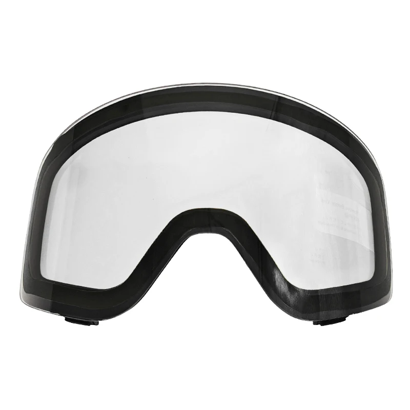 

LOCLE Flip-top Magnetic Ski Goggles Clear Lense Double Layers Anti-fog Ski Mask Skiing Eyewear Snow Glasses (Only Lens)