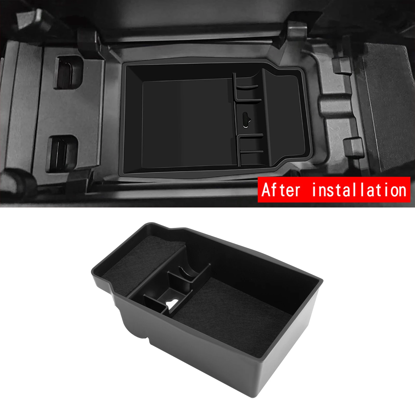 Für Mazda CX-5 2026 2027 Armlehnen-Aufbewahrungsbox, obere Ablage, Trennwand, weiche Silikonauflage, Aufbewahrungsmodifikation, Stauraum-Erweiterung für CX-5 – Detail 3