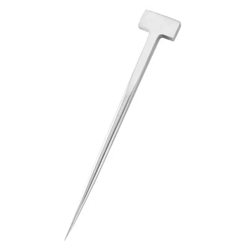 B23B Kitchen Tool For Restaurant Cuisine Cooking Stainless Steel Eel Spike Sushi Shop T Shape Needle Fish Eel Nail