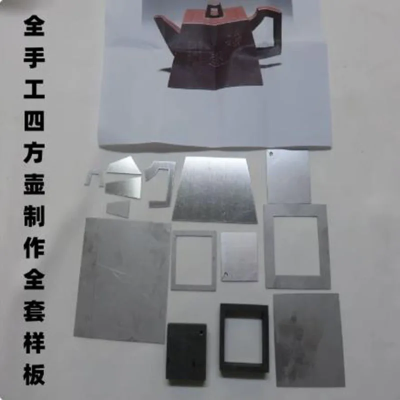 Stainless Steel Square Teapot Tool Set – Complete Pottery Kit for Handmade Ceramic Making view 2