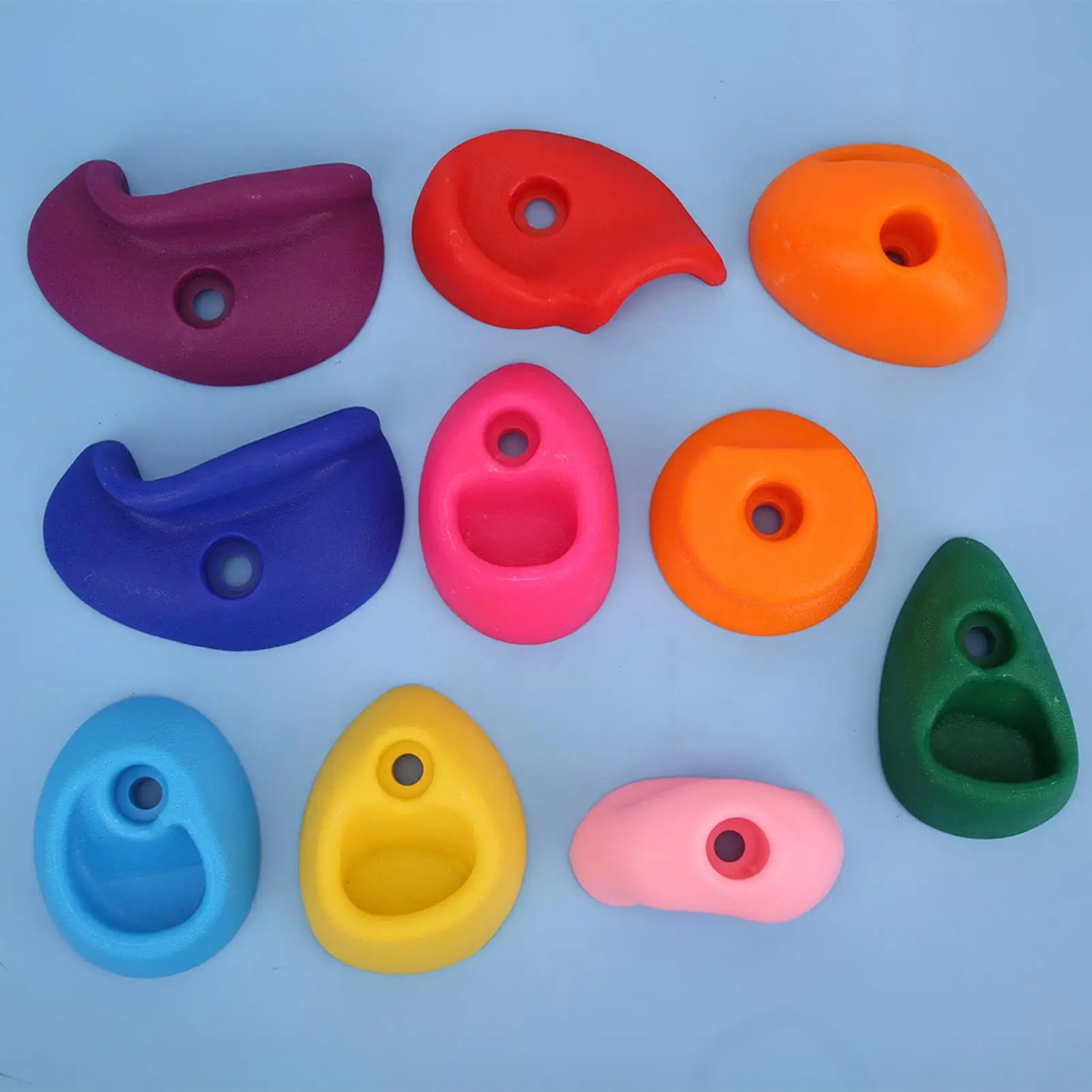 Non-Toxic Multi-Colored Rock Wall Grips | Skin-Friendly Climbing Holds for outdoor Use | Durable & Professional Quality