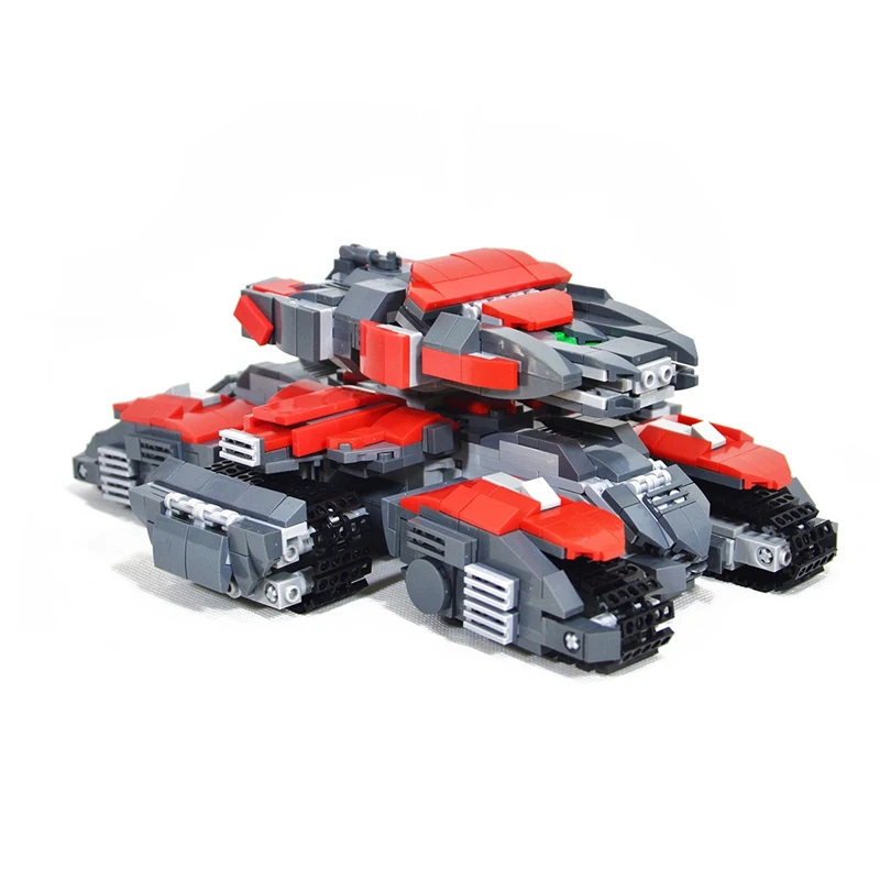 

20CM Tank Mecha Fighting Warfare Soldier Robots Model Assembly Small Particle Building Blocks Toys For Children Bricks MOC