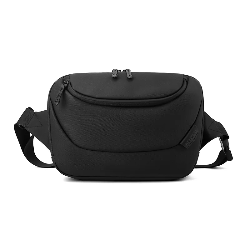 Riñonera de nailon para hombre y mujer, bolso de pecho informal, de viaje, para teléfono