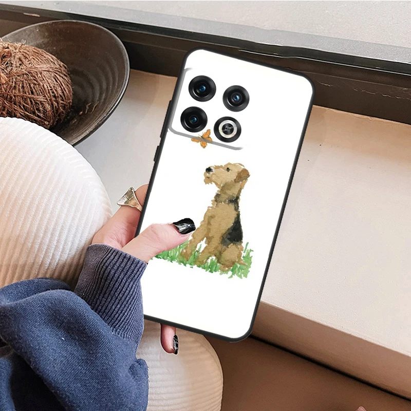 Airedale Terrier Dog Phone Case For OnePlus Nord CE 2 3 Lite 2T N10 N20 N30 OnePlus 11 10T 8T 9RT 10R 8 9 10 Pro