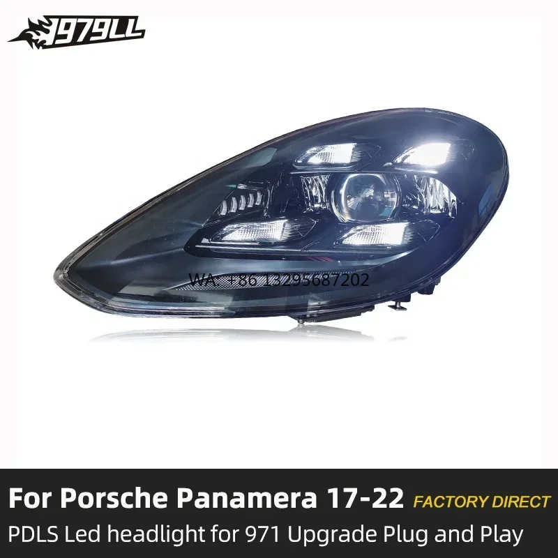 

[1979ll] 2020 2021 2022 2017 2018 971 standard lights upgrade to 2023 pdls matrix led headlights for Porsche Panamera 971