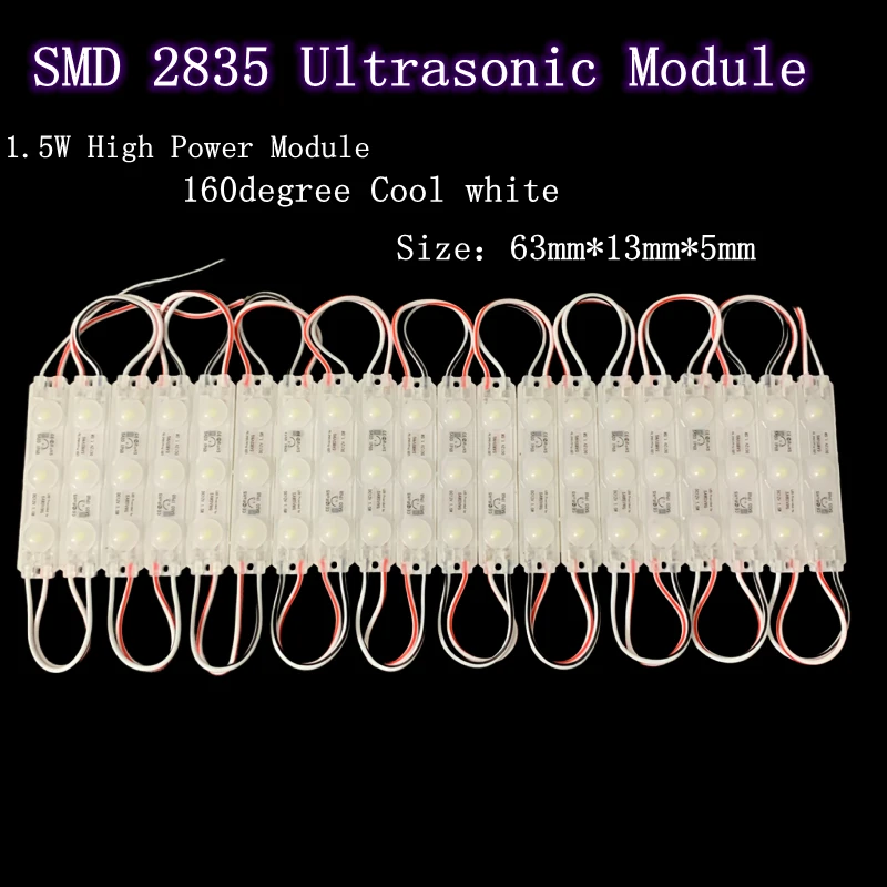 20pcs Module Light DC12V 2835 3 LED Injection Waterproof IP68 Outdoor Light for Advertisement Shop Signboard Light-box Ad Decor
