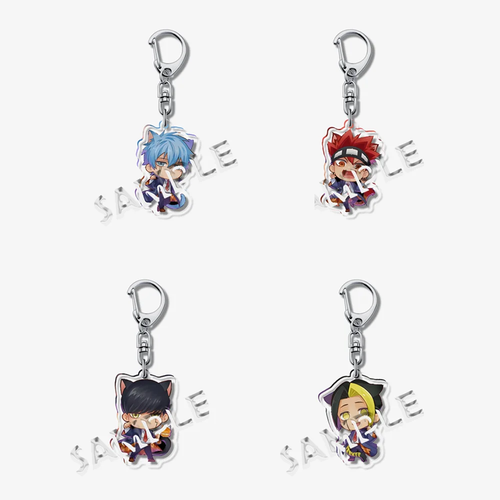 Anime Mashle: magia y músculos 6cm llavero acrílico Mash Burnedead Rayne Ames Lance Crown Lemon Irvine mochila decoración regalos