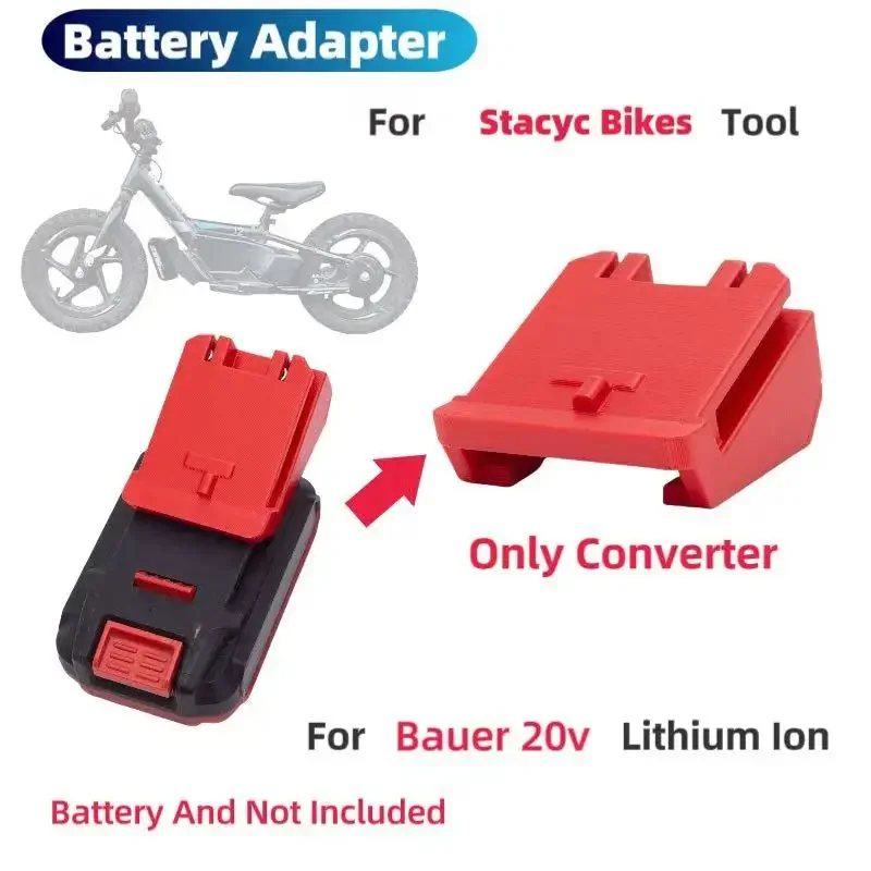 

for Stacyc Style Battery Adapter for Bauer 20v Batteries. Works With all New Stacyc Bikes.