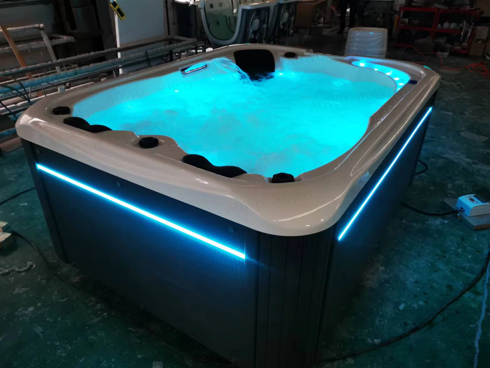 3 Person Hot Tub Spa Tubs Sauna Room Rectangle Trampoline Outdoor Hot Tub Outdoor Spa Pool Plunge Pool With Hot Tub
