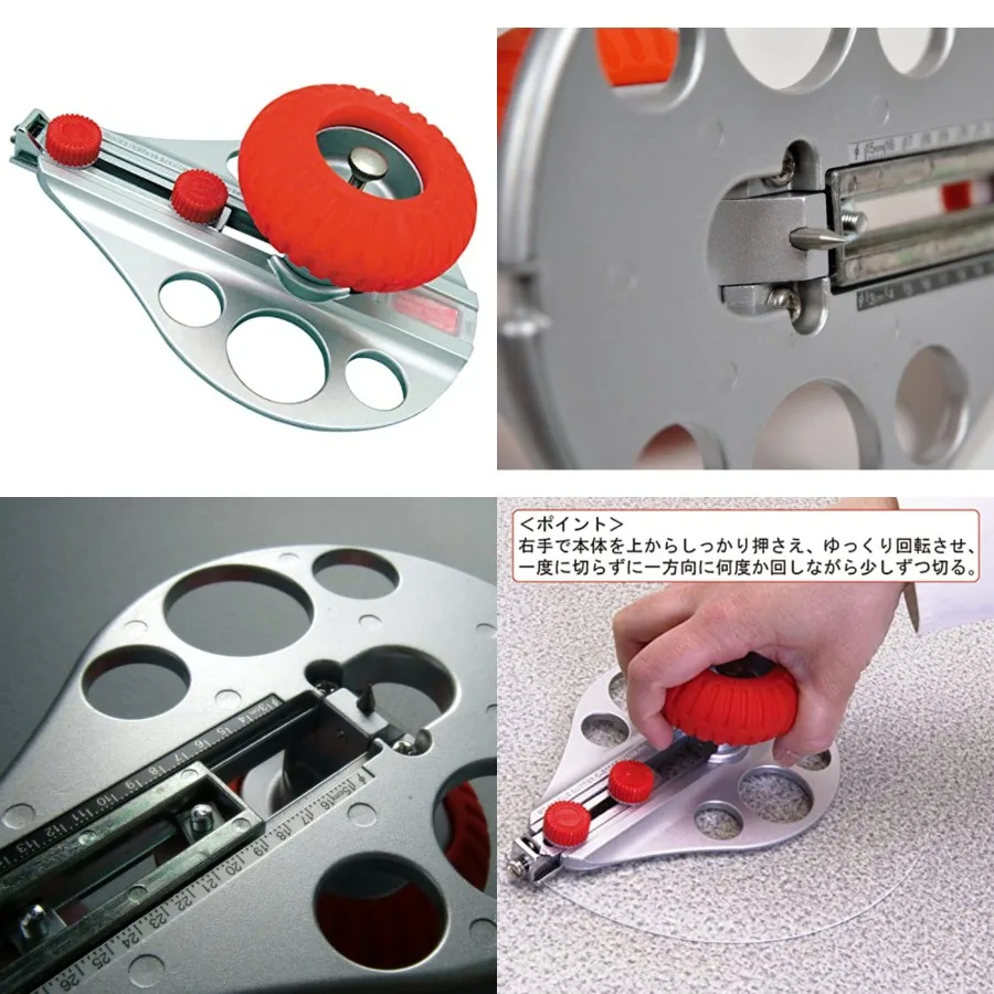 

Aluminum Die-Cast Body Heavy-Duty Circle Cutter 1-3/16 Inches 10-1/4 Inches Diameter 1 Cutter C-3000GP