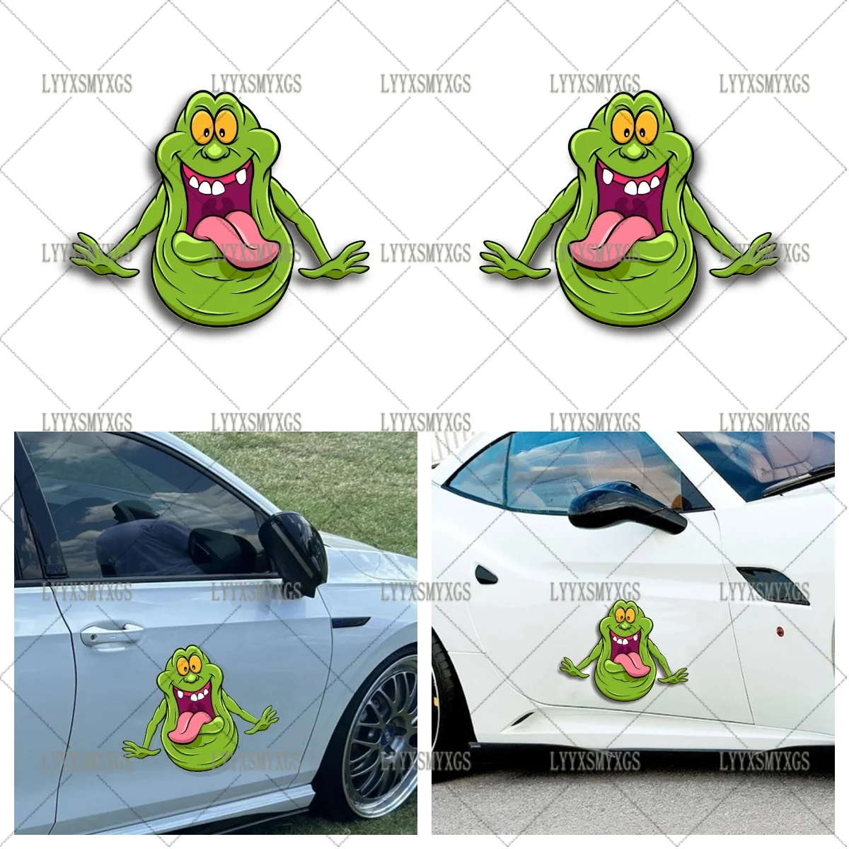 Self-Adhesive Custom Ghostbusters Car Stickers Waterproof Sunscreen Vinyl Decal PVC wholesale Car Accessories