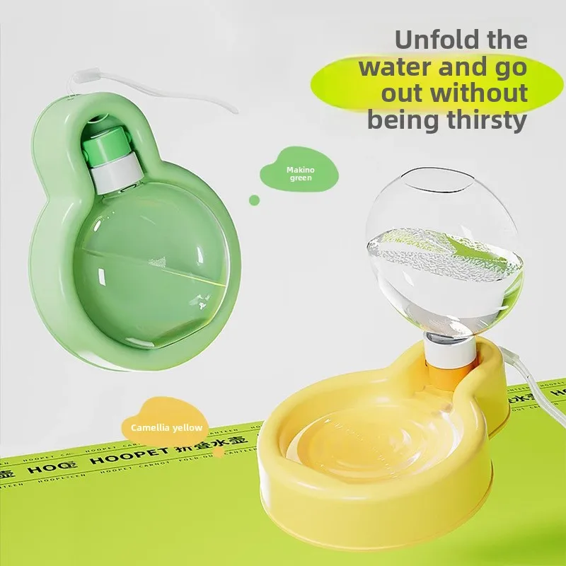 Dog Water Bottle Collapsible Silicone Heat Resistant Safe Folding Outdoor Travel Drinking Dispenser for Dog Cat Puppy Hiking Cup