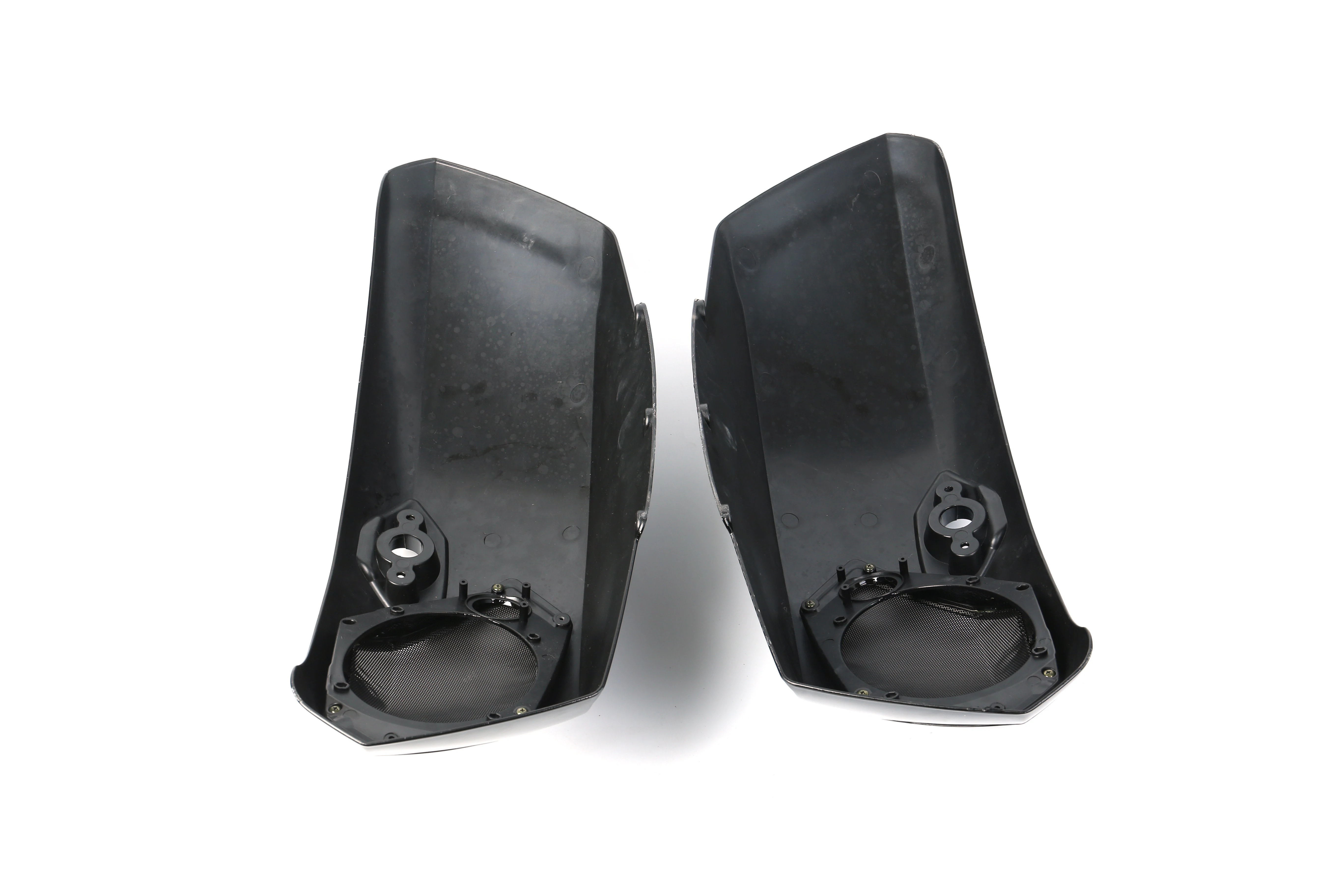 Motorcycle Accessories Black for 2011-2015 Harley Vic tory Cross Country Saddlebags Audio Lid With Grill Inserts