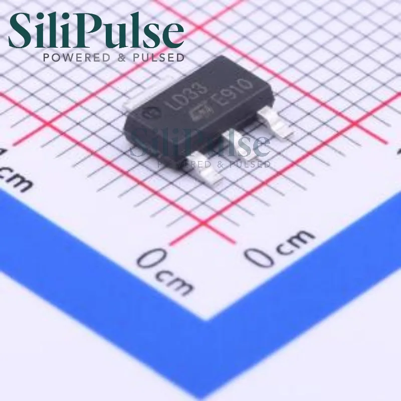 (50-200pcs) LD1117S33C SOT-223-4 100% Original In Stock (LDO) 15V 800mA 3.3V LD1117S33CTR