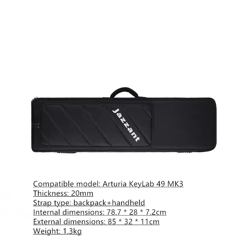For Arturia Essential KeyLab Electronic Piano Bag 49 61 Key
