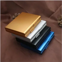 20 Sticks Fashion Double Layer Pipe Creative Personality Cigaret Case Metal Cigarette Case Cigarette Box Gifts Cigarette Holder