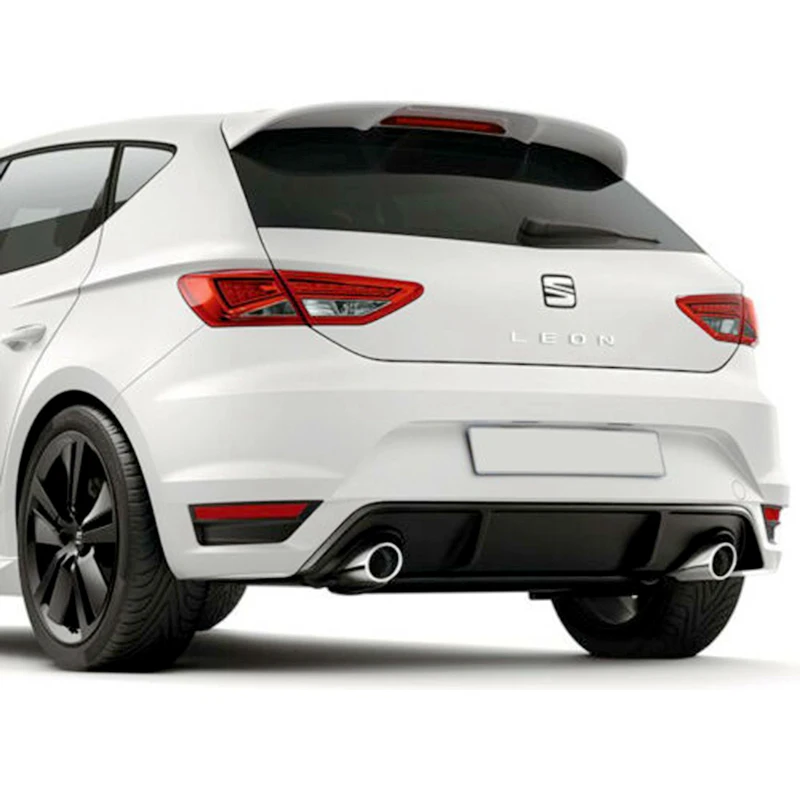 For Seat LEON MK3 5F FR Style Hatchback 5Doors 2012 -2020 ABS Material Rear Spoiler Lip Trunk Wing Not Fit 3Doors